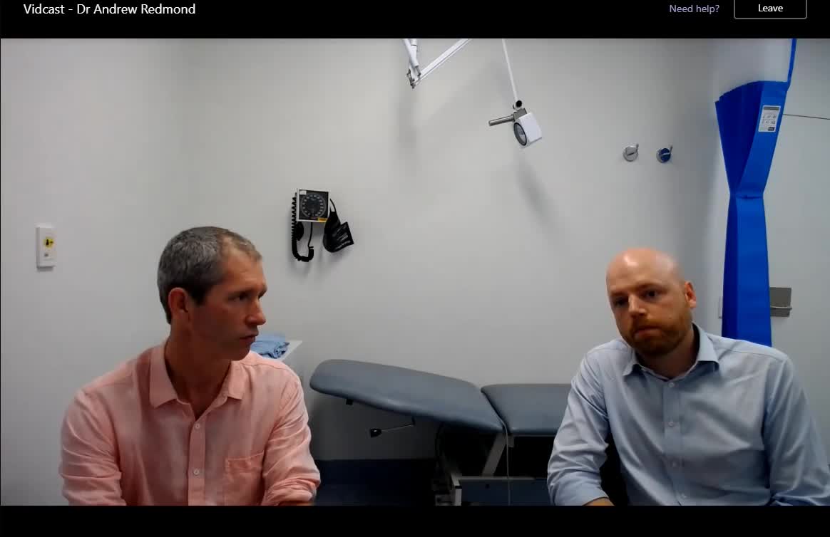 QHealth Vidcast 10/11/21 ~ Dr Andrew Redmond