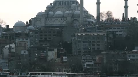 Hagia Sophia under clouds