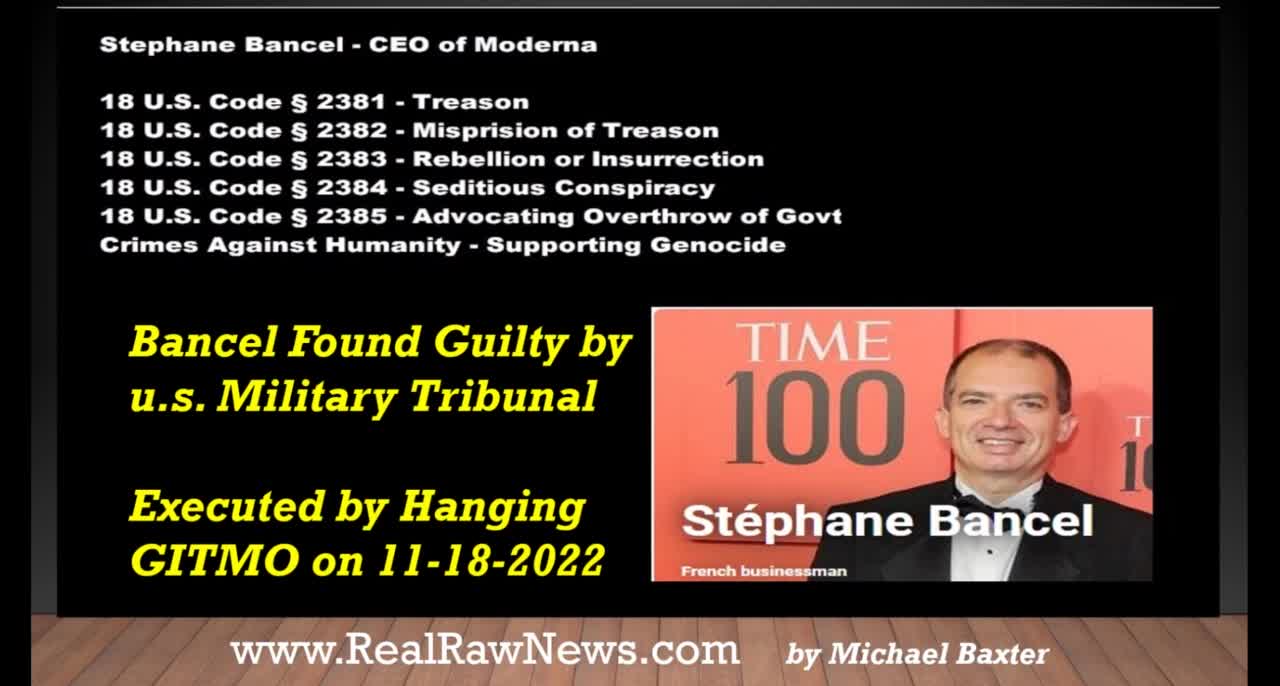 Stephane Bancel Hanged