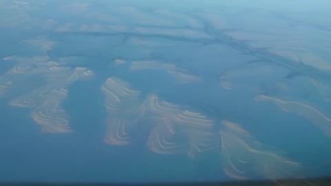 Russian Landscape, just east of Norilsk, taken from an A340 Cockpit