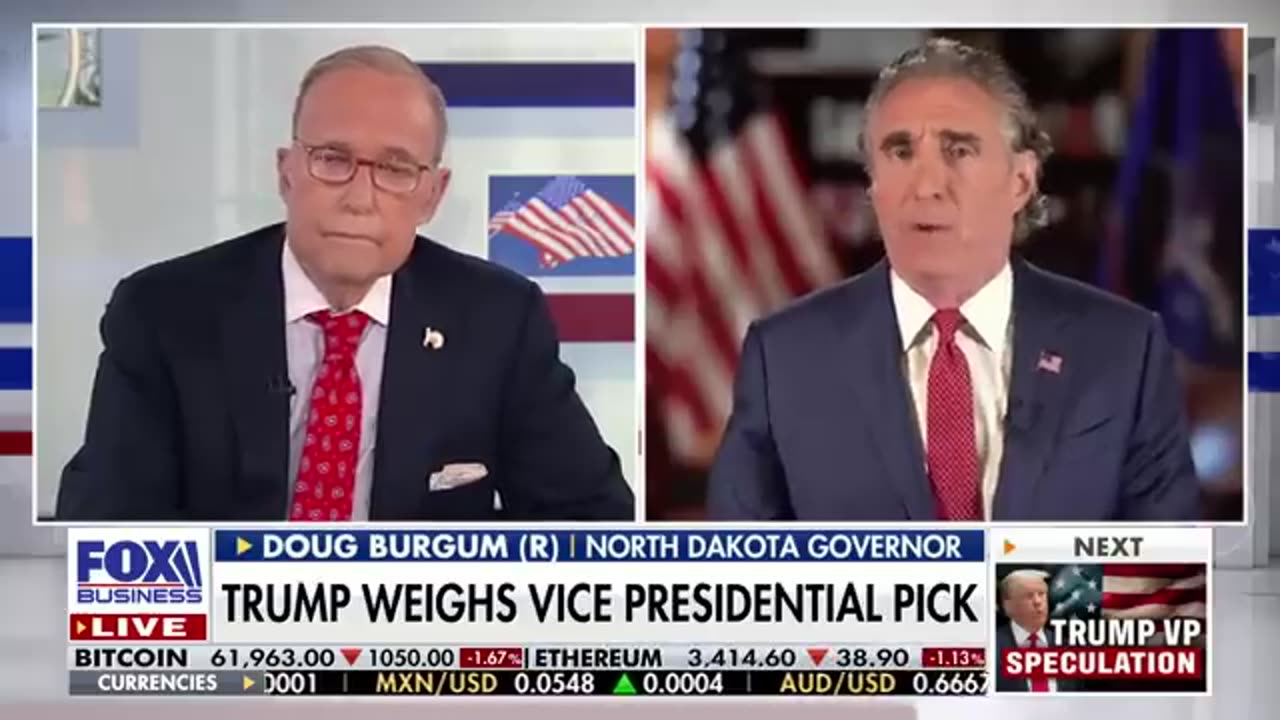 Gov. Doug Burgum- Biden is 'absolutely' a security risk for America Fox News