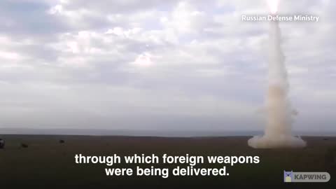 Russia says it hit foreign weapons near Odessa