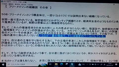 本当の真実129 フリーメイソンの組織図