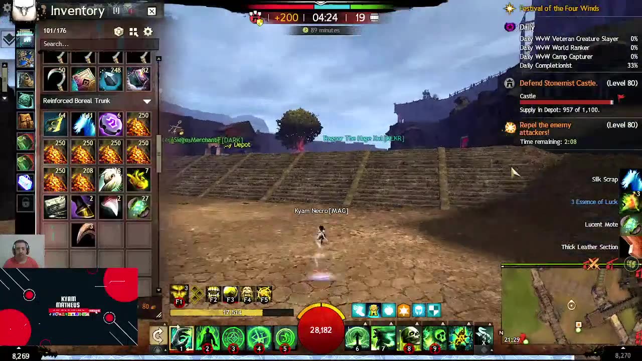 GW2 WvW MULTICLASS BUILD AND EVENTS MAGUUMA AND BORLIS PASS