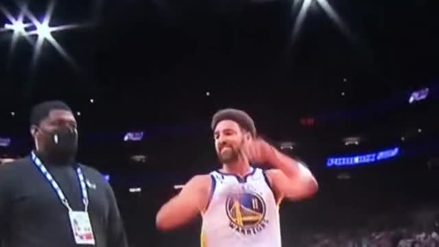 Klay Thompson ejected. Golden State Warriors vs Phoenix Suns