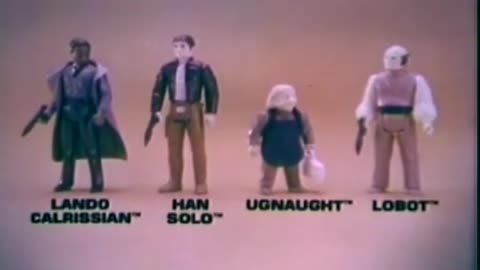 Star Wars 1980 TV Vintage Toy Commercial - Empire Strikes Back Han Lando Lobot Ugnaught