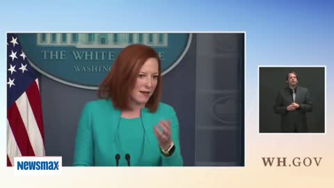 Newsmax correspondent presses Jen Psaki on Biden's fall, border crisis, Rachel Levine