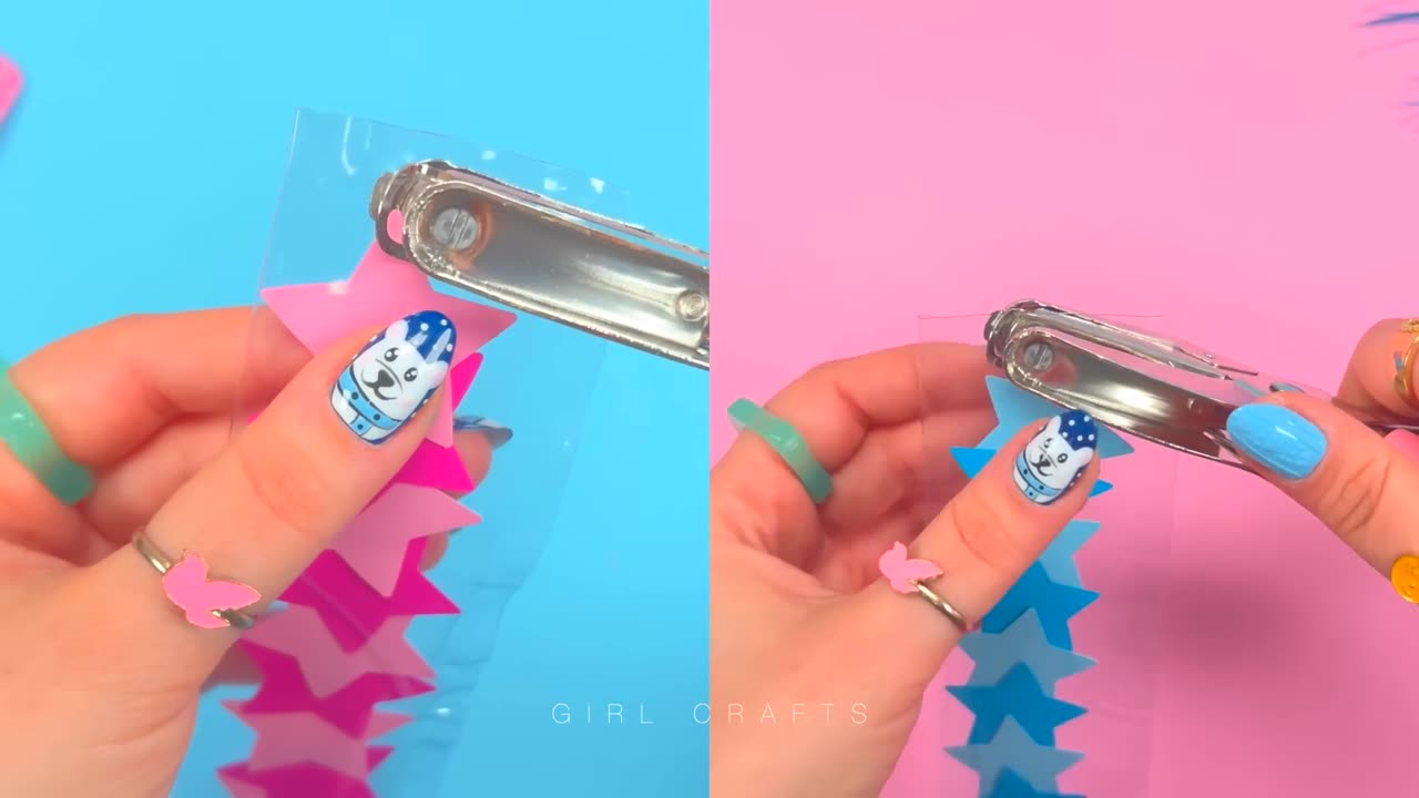 12 DIY PINK & BLUE CHALLENGE - SCHOOL SUPPLIES IDEAS