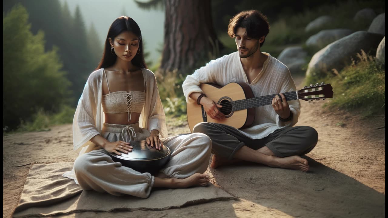 Enchanting Handpan and Guitar Melodies for Relaxation and Meditation