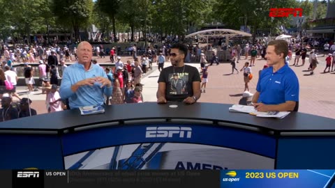 DJ Mad Linx on ESPN @ The U.S. Open 2023 at the Desk talking Hip-Hop