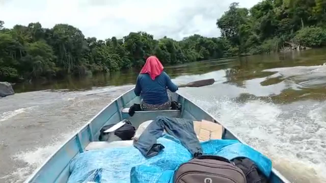 Frontline Missions missionary Jaime WaiWai takes solar powered Bibles