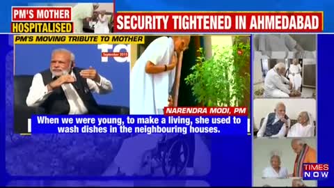 Prime Minister Narendra Modi's Moving Tribute To His Mother, Recalls Humble Beginnings | Times Now