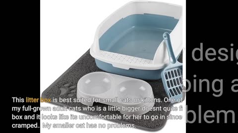 Amazon Basics Tall Open Top #Cat #Litter Box-Overview