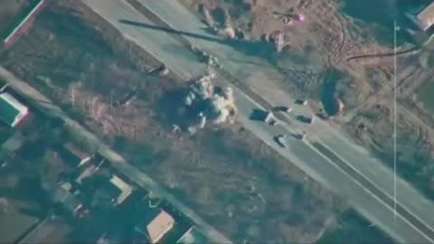 Destruction of the checkpoint of the Armed Forces of Ukraine together with the dug-in BMP