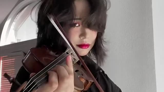 Violin playing