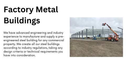 Metal Building Manufacture