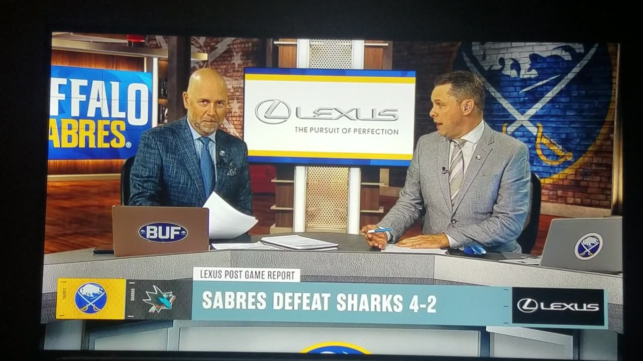 BUF vs SJ - Sabres Win 4-2