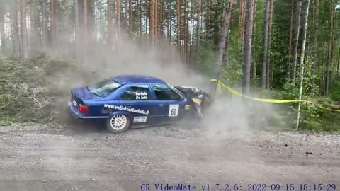 Car drift failed, accident happened, car repair.