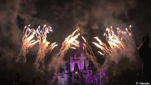 The Walt Disney World Christmas Holiday Wishes Fireworks Show