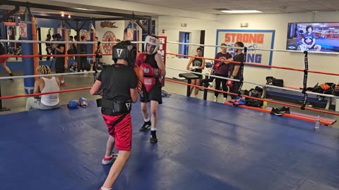 Joey sparring Dylan 3. 6/13/23