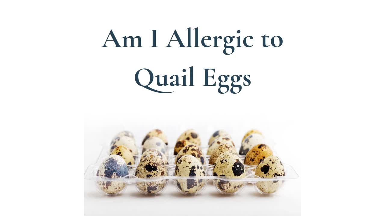 Am I Allergic to Quail Eggs