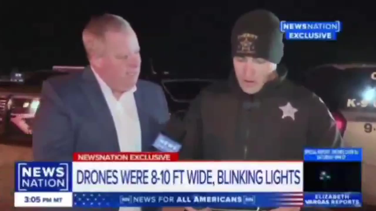 Ocean County, NJ, Sheriff's Office reported 50 drones emerging from the ocean