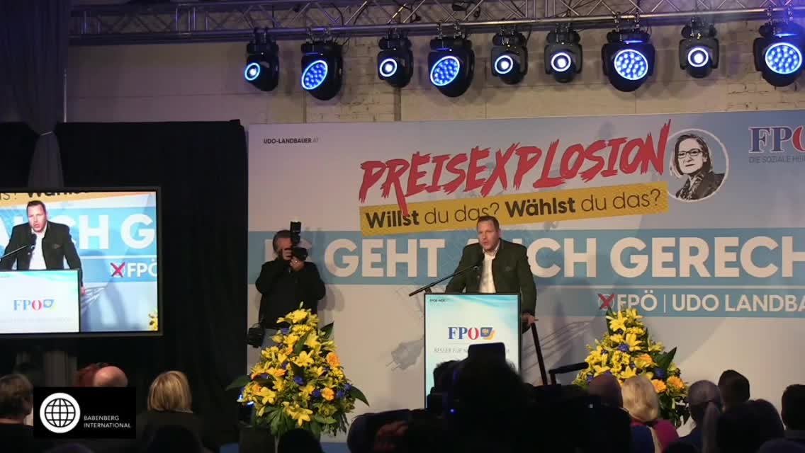 Wahlauftakt Der FPÖ Niederösterreich in Schwechat