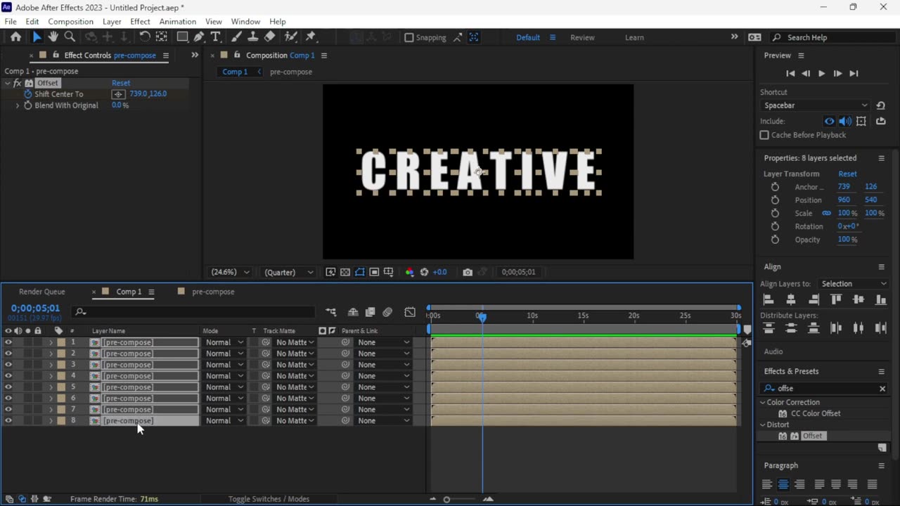 Easy Way to Create a Rolling Text Animation in After Effects