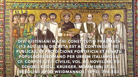 DIVI IUSTINIANI MAGNI CONSTITUTIO PRAGMATA (13 AUG. 554 A.D.) #EDU #ROMA