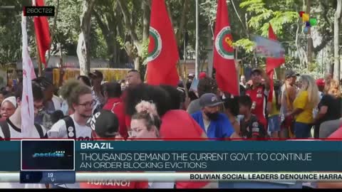 Brazil: Thousands of housing activists call for evictions blocking order to be upheld