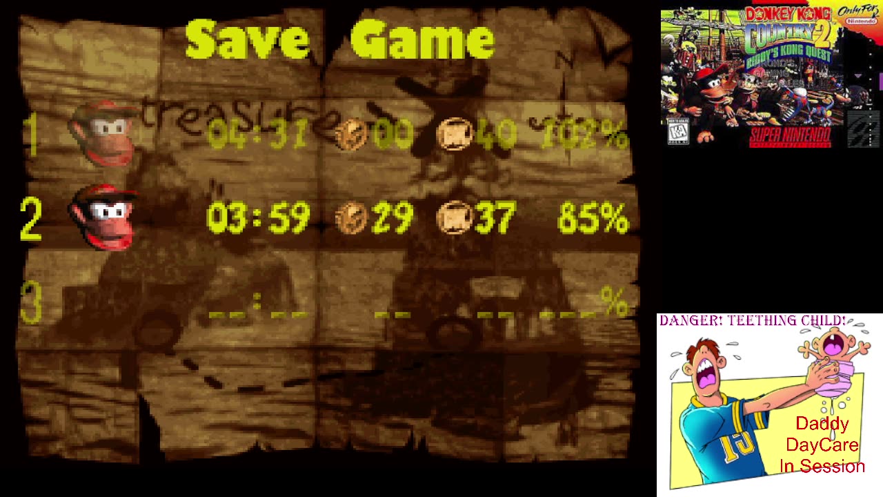 Donkey Kong Country 2 102% playthrough part 2