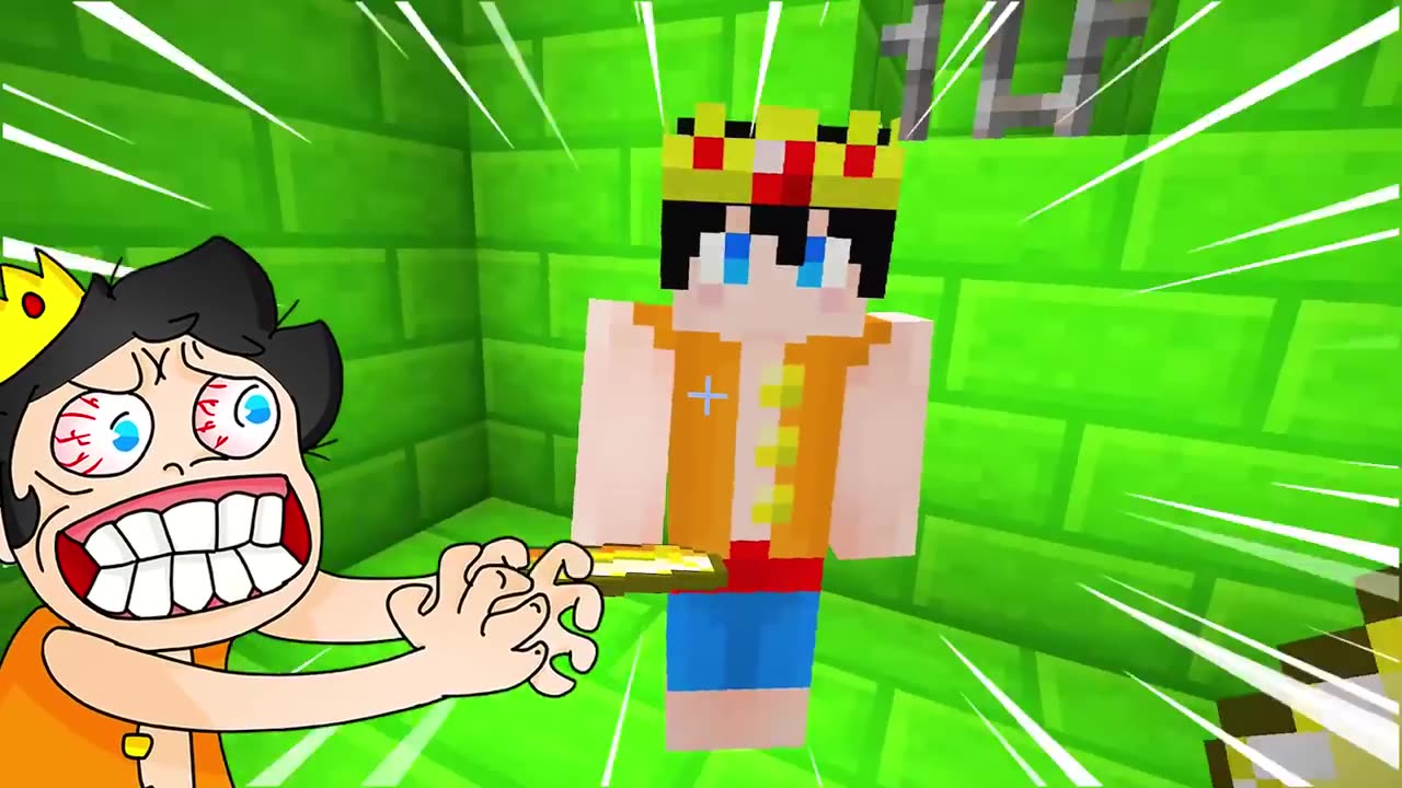 ¡SALVANDO A TROLLINO DE LA PRISIÓN DE SLIME EN MINECRAFT! 😱👑 MAPA MINECRAFT SLIME ESCAPE