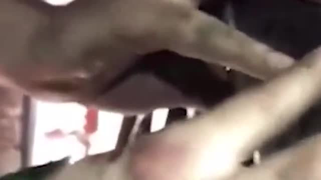 Look at how this oil became like this. machine oil