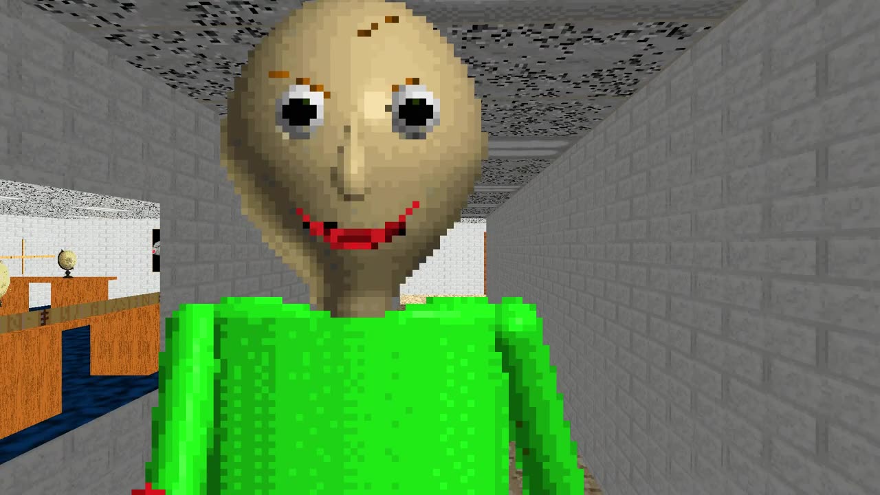 Everyone helps baldi