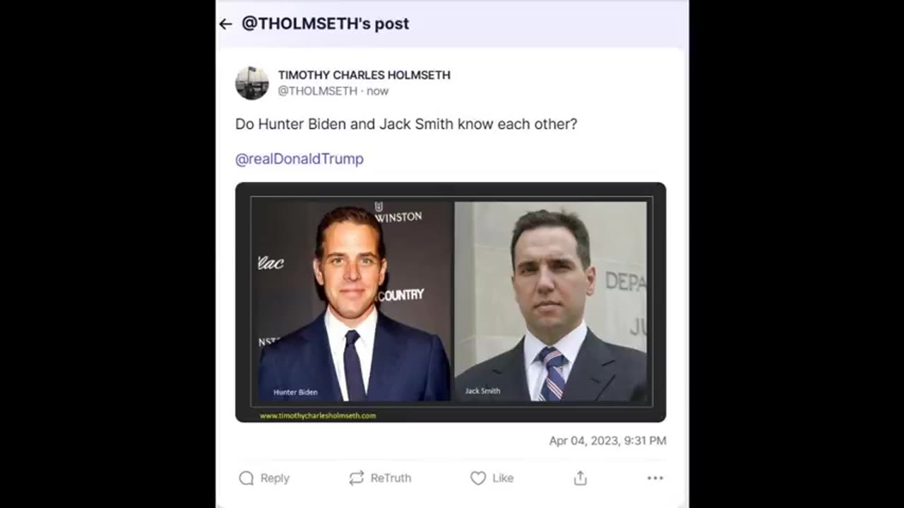 HUNTER BIDEN AND JACK SMITH