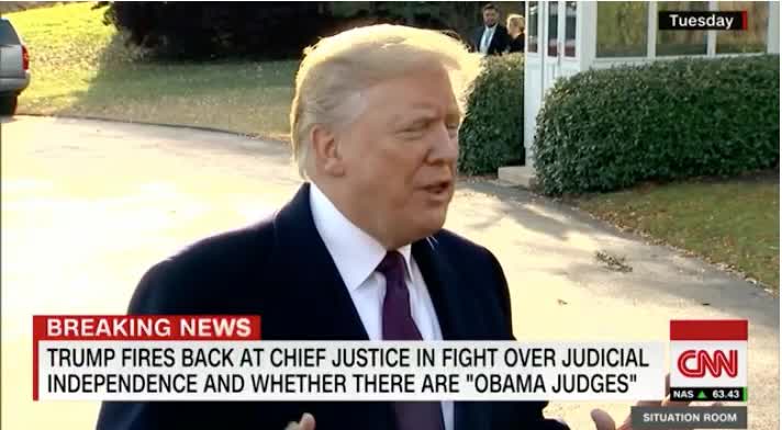 2018 TRUMP CALLED JOHN ROBERTS AN OBAMA JUDGE RUSSIA WAS A HOAX JOHN ROBERTS PROTECTED OBAMA'S LIE!