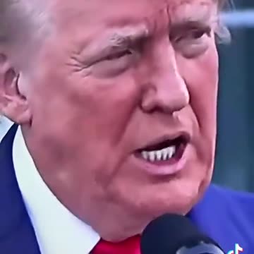 Trump's scar on his ear.