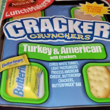 Eating Armour Lunchmakers Crackers Crunchers, Turkey & American With Crackers, Dbn, MI, 10/1/23