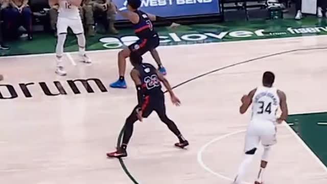 There is just NO STOPPING the GREEK FREAK!😈 #shorts