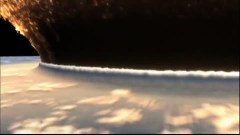 Simulation Video of Galaxy's Largest Asteroid Hitting Earth