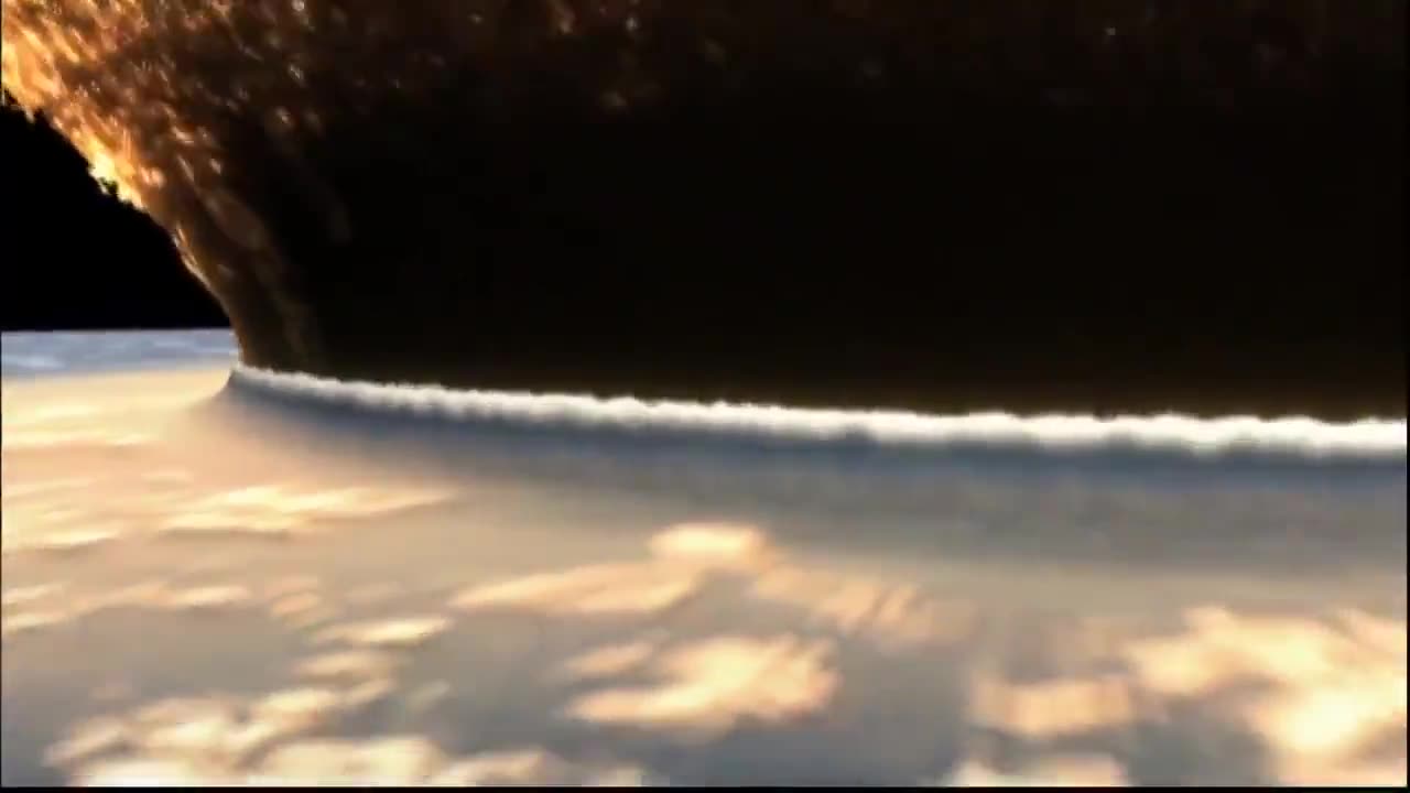 Simulation Video of Galaxy's Largest Asteroid Hitting Earth