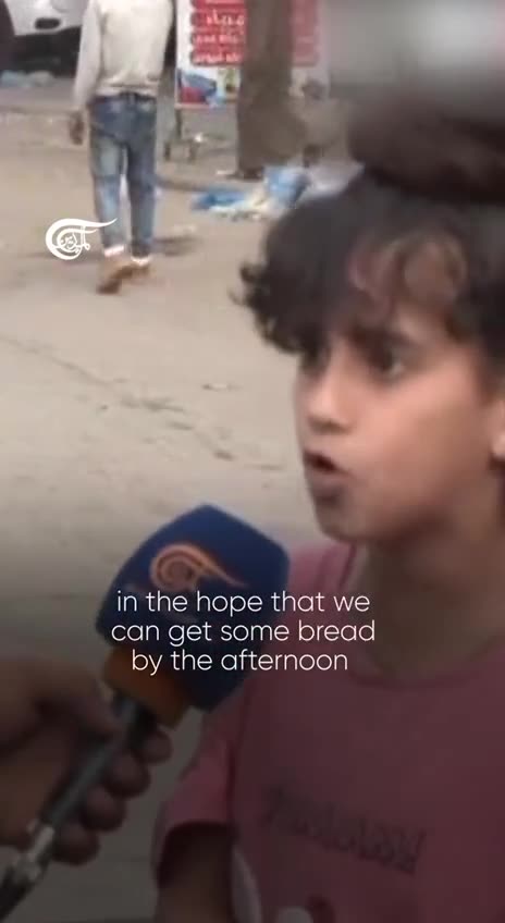 ELOQUENT PALESTINIAN LADY BEING INTERVIEWED