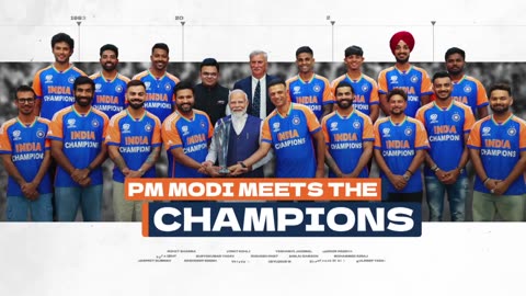 PM Modi's interaction with World T20 Champion Indian Cricket Team