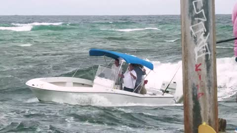 PASSENGER DESTROYED BY HUGE WAVE AT BOCA INLET