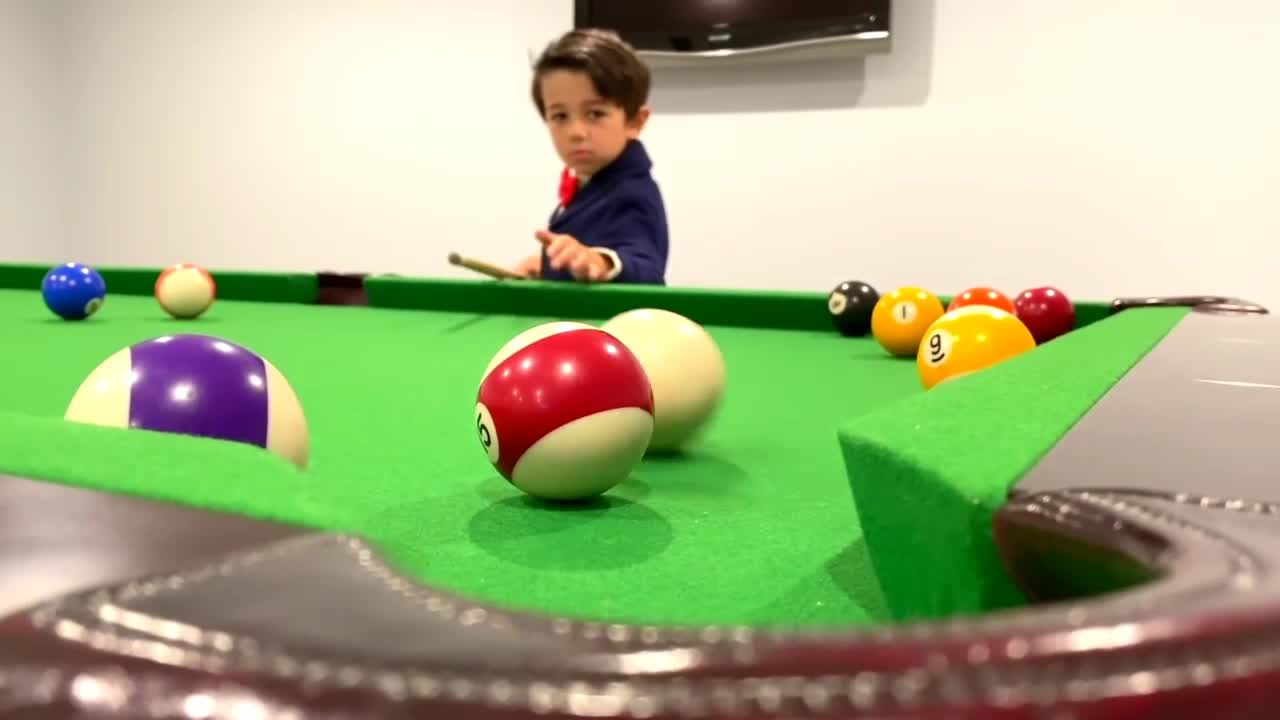 Pool trick shots