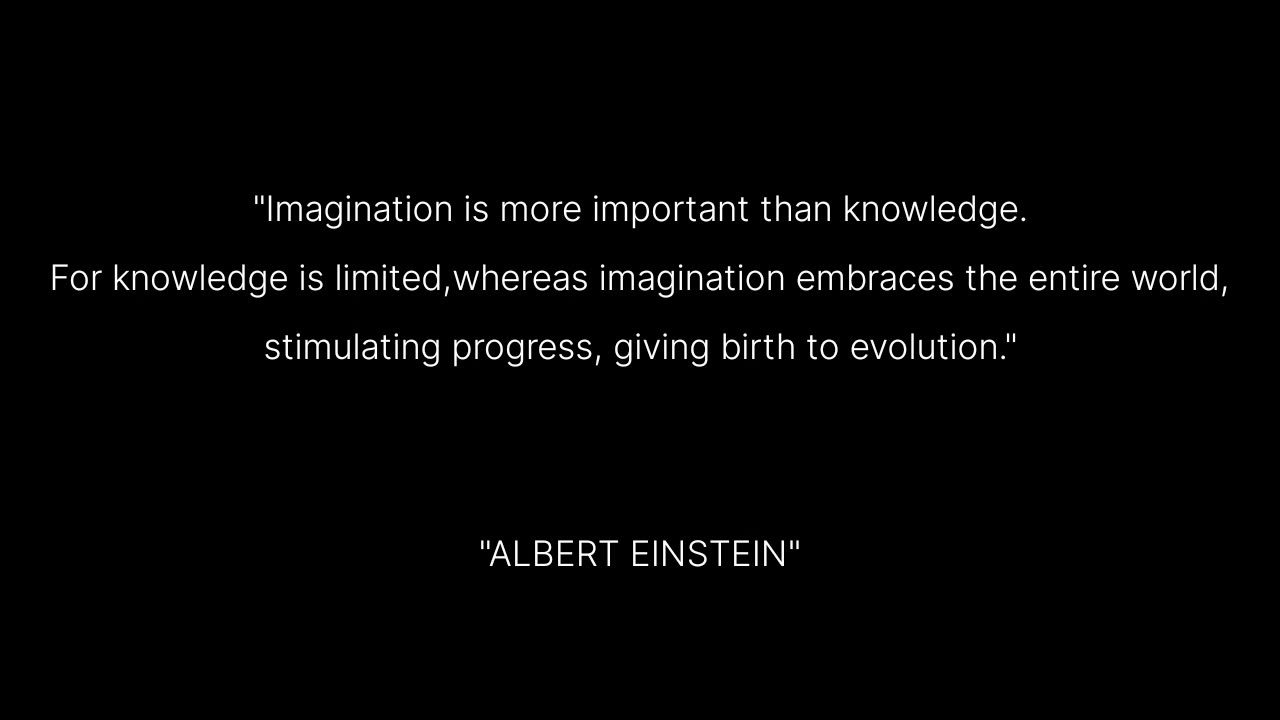 Thought by albert einstein