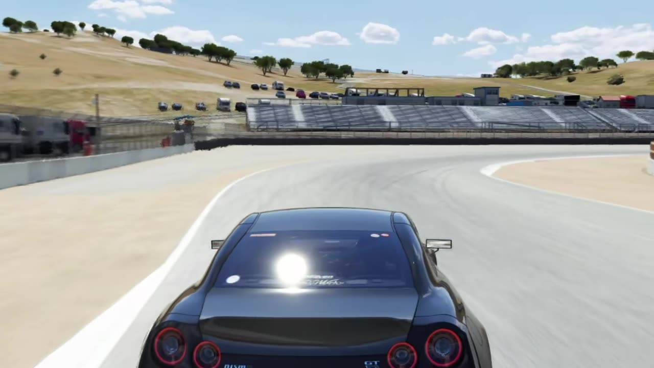 3/3 - Assetto Corsa | INSANE GTR Titanium Exhaust | Laguna Seca | Logitech G25