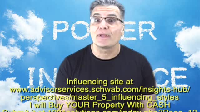 INFLUENCING wants to BUY YOUR Property