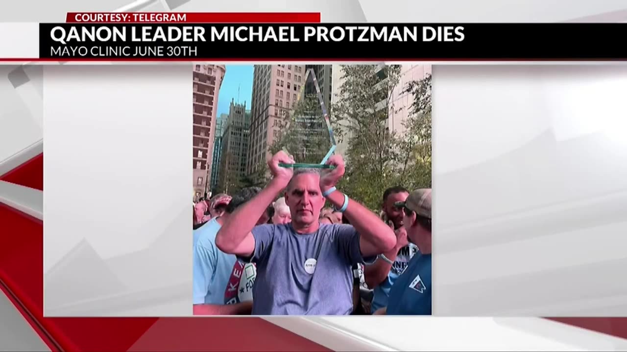 Negative 48, QAnon, leader Michael Protzman, dies at Mayo Clinic, June 30 2023