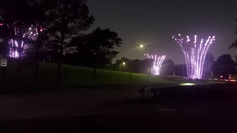 Houston Airport Light Show